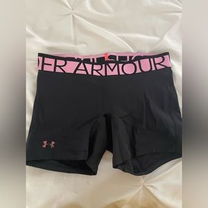 Under Armor Black Spandex Shorts